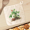 Watercolor Strawberry Plant - Cotton Pot Holder
