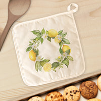 Lemon Wreath - Summer Cotton Pot Holder