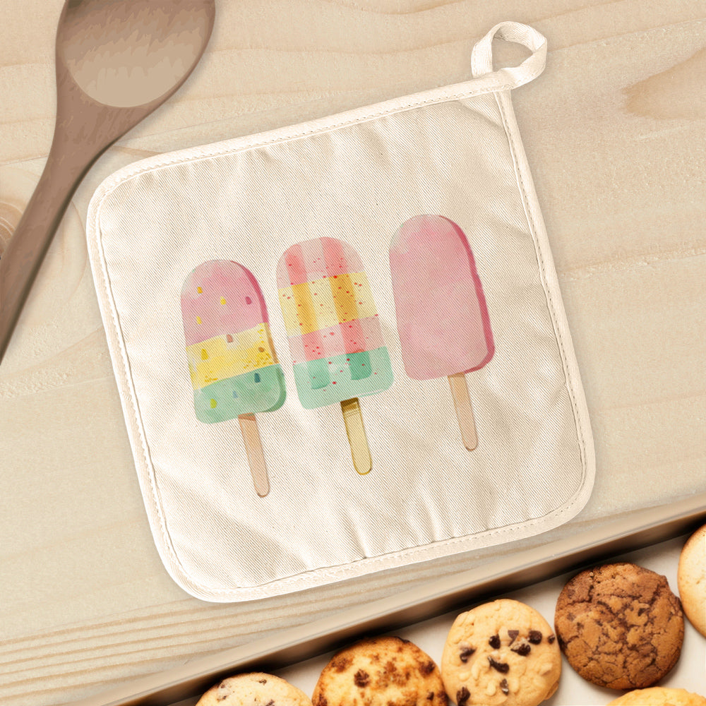 Pastel Popsicles - Summer Cotton Pot Holder