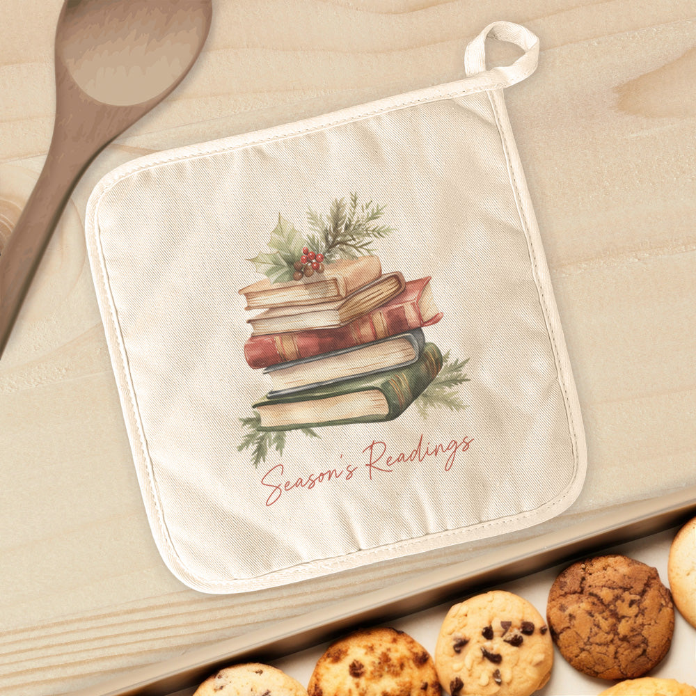 Season's Readings - Winter Cotton Pot Holder