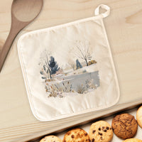 Brisk Winter Pond - Customizable Cotton Pot Holder