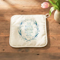 So Loved The World Spring Wreath - Cotton Pot Holder