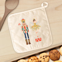 Nutcracker with Snow Queen - Cotton Pot Holder