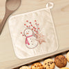 Gingerbread Snowman and Snowflake - Cotton Pot Holder