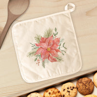 Poinsettia Flower - Cotton Pot Holder