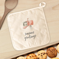 Season Greetings Mailbox - Cotton Pot Holder