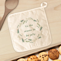 Tis The Season Wreath - Cotton Pot Holder