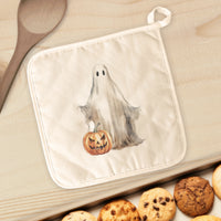 Ghost and Pumpkin - Cotton Pot Holder