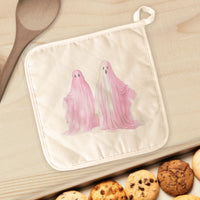 Pink Ghosts - Cotton Pot Holder