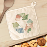Watercolor Recycling - Cotton Pot Holder