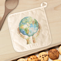 Holding the World - Cotton Pot Holder