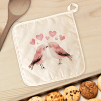 Love Birds - Valentine's Day Cotton Pot Holder