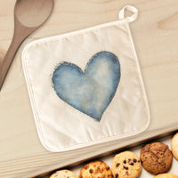 Denim Heart - Valentine's Day Cotton Pot Holder