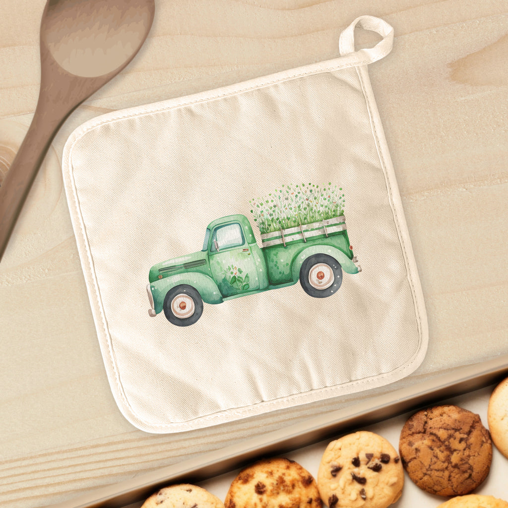 Irish Farm Truck - Cotton Pot Holder