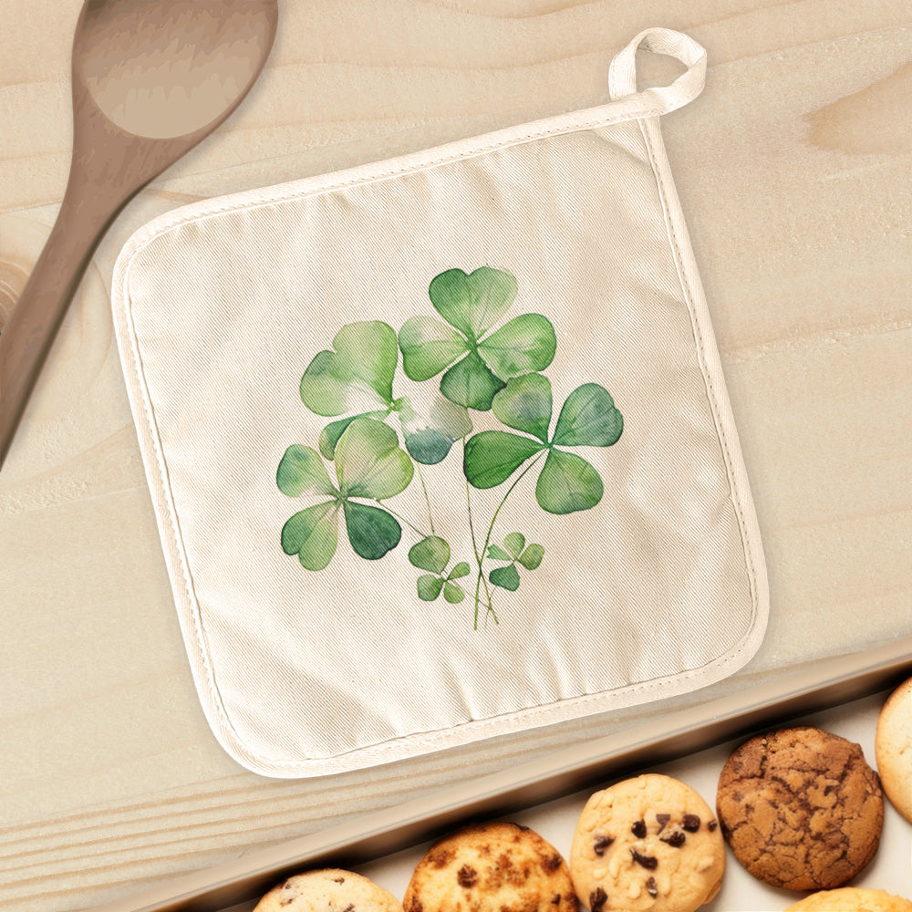 Shamrock Bunch - St. Patrick's Day Cotton Pot Holder