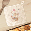 Watercolor Bunny in a Basket - Cotton Pot Holder