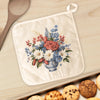 Vintage Daisy Vase - Cotton Pot Holder
