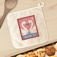 Love Birds Stamp - Custom Cotton Pot Holder