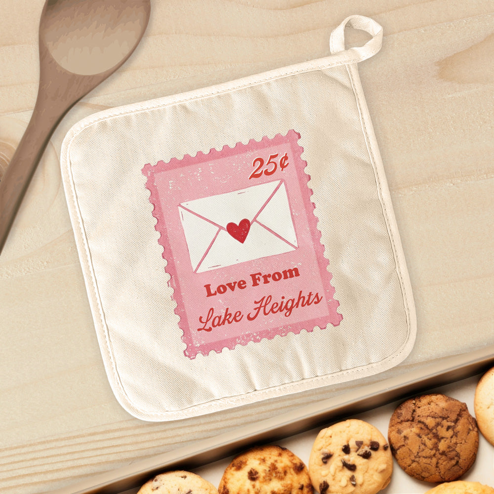 Love Letter Stamp - Custom Cotton Pot Holder