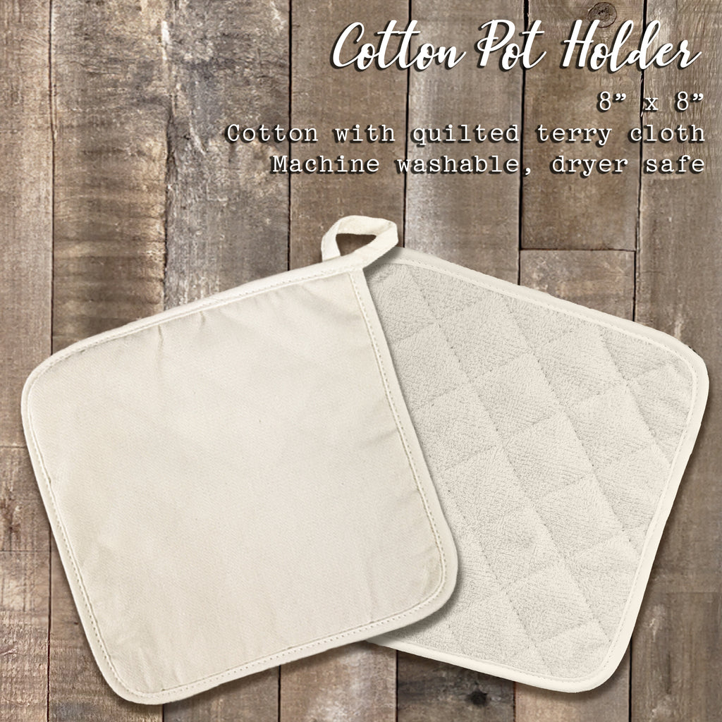 State Badge and Motto - Custom Cotton Pot Holder