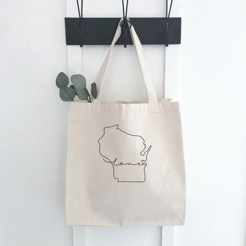 Love State - Canvas Tote Bag