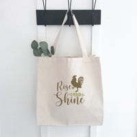 Rise and Shine Rooster - Canvas Tote Bag