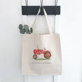 Watercolor Tractor - Custom Canvas Tote Bag