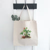 Watercolor Strawberry Plant - Canvas Tote Bag