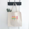 Pastel Popsicles - Summer Canvas Tote Bag