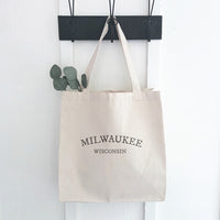 Arched City/State - Custom Canvas Tote Bag