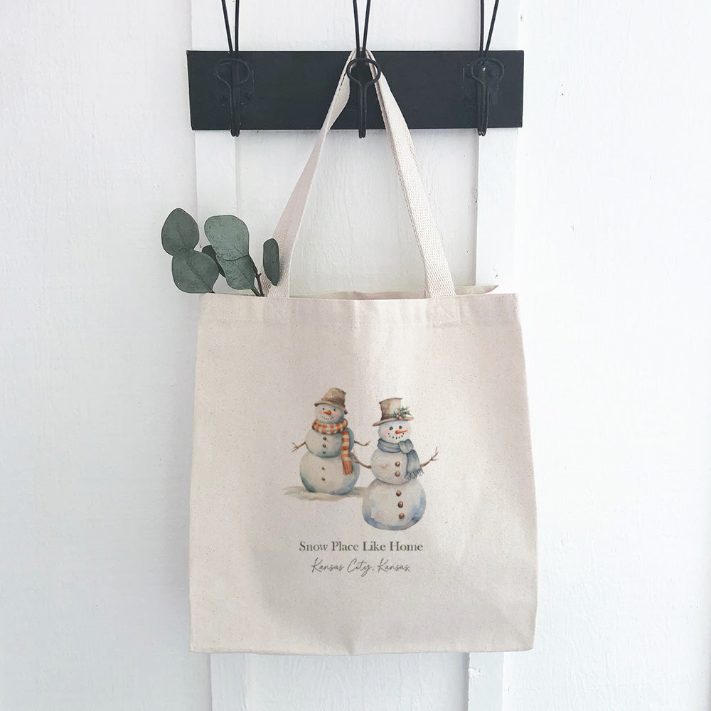 Snow Place Like Home - Custom Canvas Tote Bag