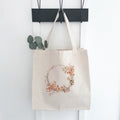 Delicate Autumn Wreath - Canvas Tote Bag