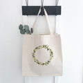 Olive Wreath - Customizable Canvas Tote Bag