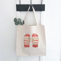Woolen Mittens - Customizable Canvas Tote Bag