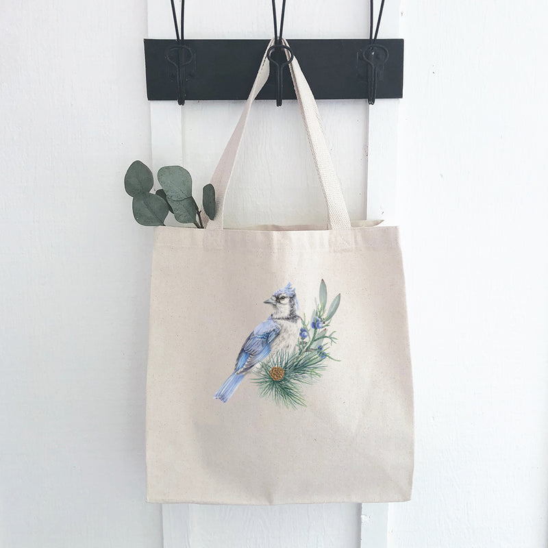 Blue Jay (Fall Birds) - Canvas Tote Bag