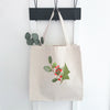 Watercolor Holly Sprig - Canvas Tote Bag