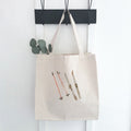 Watercolor Skis - Canvas Tote Bag