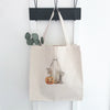 Ghost and Pumpkin - Canvas Tote Bag