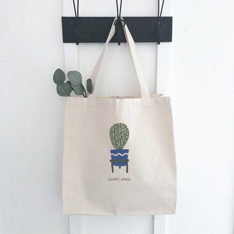 Lookin' Sharp (Cactus) - Canvas Tote Bag