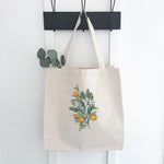 Tangerine Branch - Canvas Tote Bag