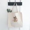 Floral Birdhouse - Canvas Tote Bag