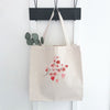 Cherry Blossom Heart Branch - Canvas Tote Bag