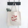 Love Letter Stack - Valentine's Day Canvas Tote Bag