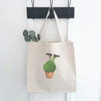 Leprechaun Legs in Plant - Canvas Tote Bag