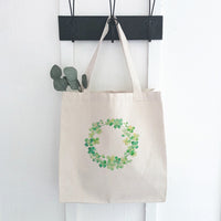 Clover Wreath - St. Patrick's Day Canvas Tote Bag