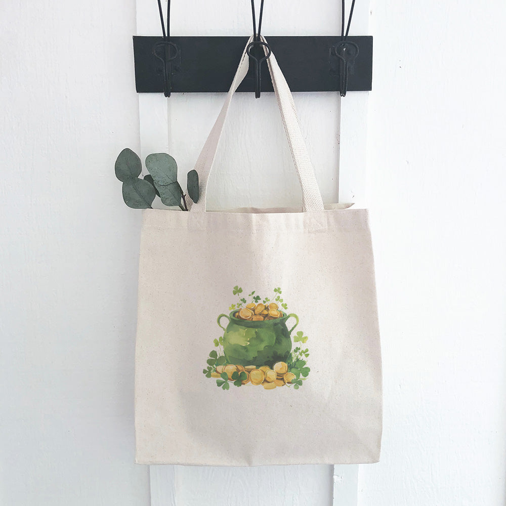 Pot of Gold - St. Patrick's Day Canvas Tote Bag