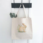 Rabbit in Grass - Canvas Tote Bag
