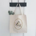 Watercolor Titmouse - Canvas Tote Bag