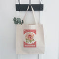 Pink Rose Seed Packet - Custom Canvas Tote Bag