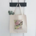 Milkweed & Monarch Stamp - Custom Canvas Tote Bag